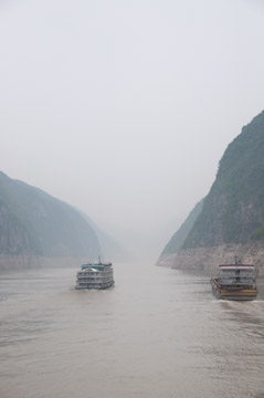 Along the Yangtze river
